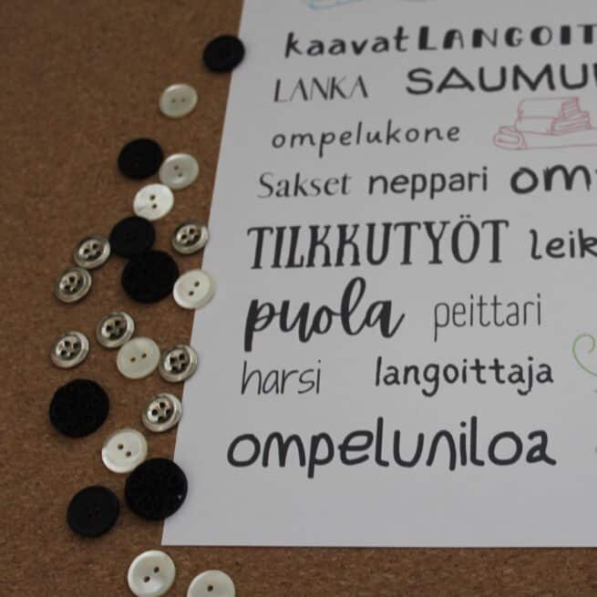 Ompelua!-printti - Image 2